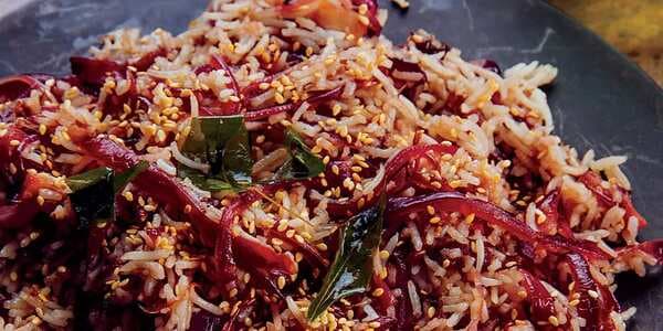 Caramelized Red Onion Rice With Tamarind