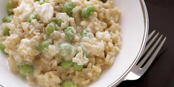 Creamy Risotto With Edamame