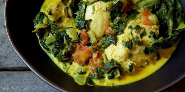 Indian-Spiced Chicken And Spinach