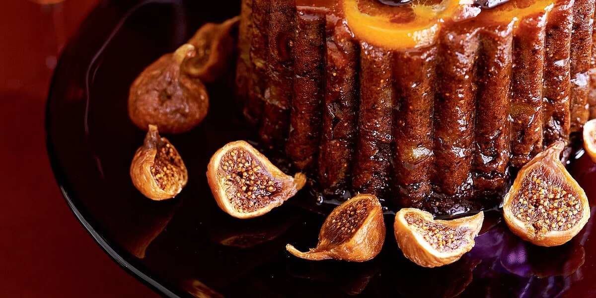 Orange-Figgy Steamed Pudding