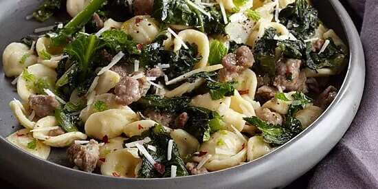 Orecchiette With Sausage And Chicory