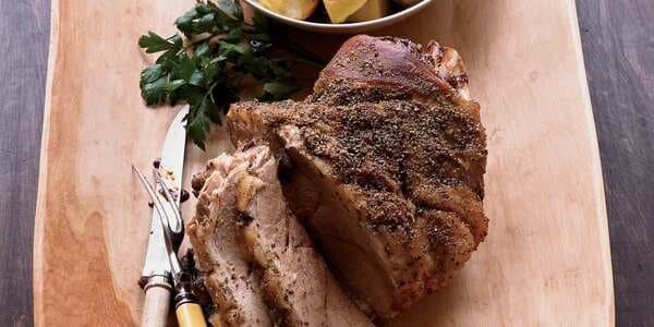 Roast Pork Shoulder With Fennel And Potatoes
