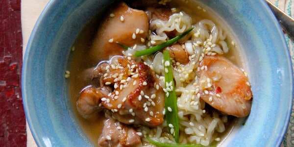 Sesame Chicken Noodle Soup