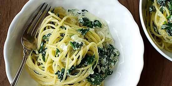 Spaghetti With Spinach And Ricotta