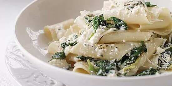 Spinach And Ricotta Pappardelle