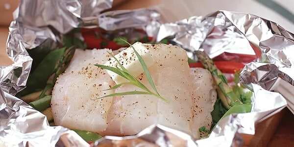 Steamed Cod With Crisp Vegetables