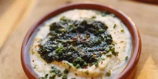 White Bean Dip With Parsley Oil