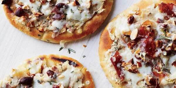 White Bean Flatbreads With Prosciutto And Cheese