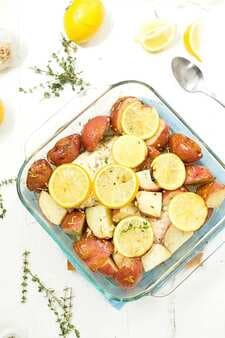 Baked Lemon Rosemary Chicken and Potatoes