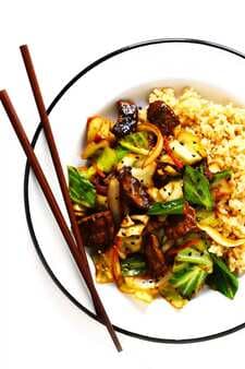Sesame Beef And Cabbage Stir-Fry 