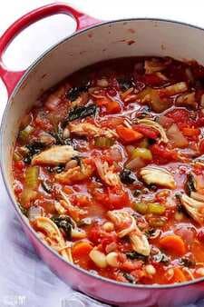 Tomato Basil Chicken Stew 
