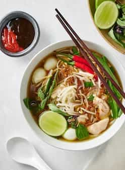 Authentic Pho Ga-Vietnamese Chicken Noodle Soup