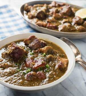Chili Verde-Pork With Tomatillos And Green Chilies