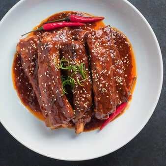 Korean Braised Pork Ribs