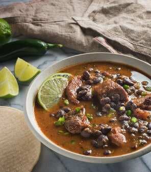 Mexican Pork And Black Bean Stew