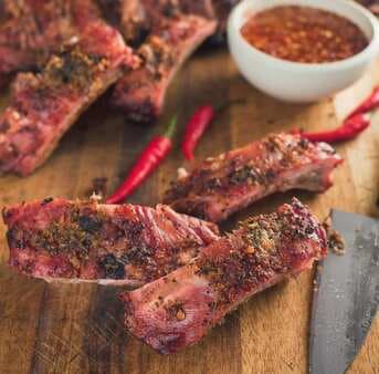 Thai Ribs With Hot And Sweet Dipping Sauce