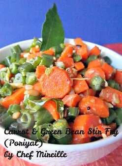 Carrot Green Bean Poriyal
