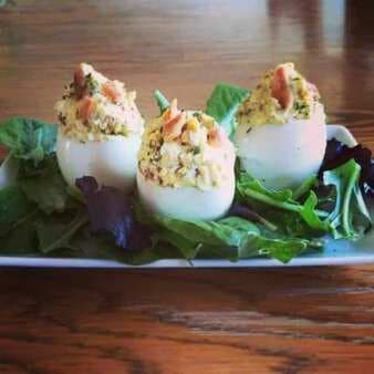 Deviled Eggs With Bacon