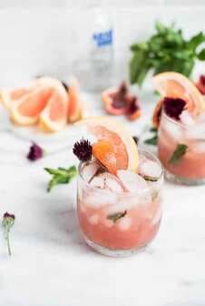 Pink Grapefruit Sangria Cocktail