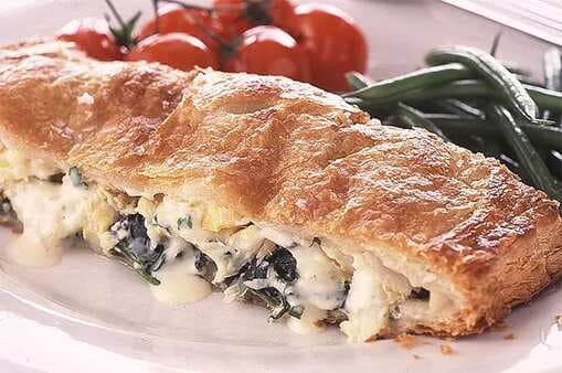 Creamy Smoked Haddock And Spinach Pie