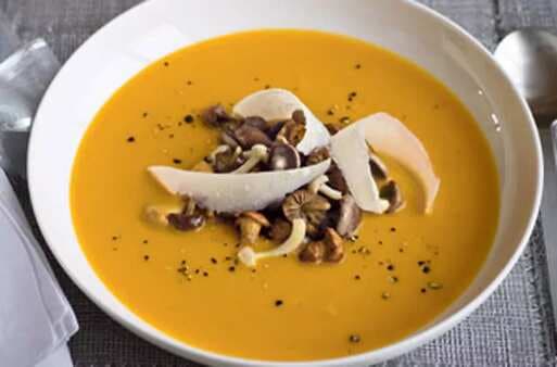  Pumpkin Soup With Wild Mushrooms