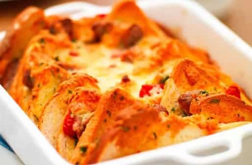  Sausage Bread And Butter Pudding
