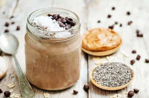 Overnight Oats With Chocolate And Peanut Butter