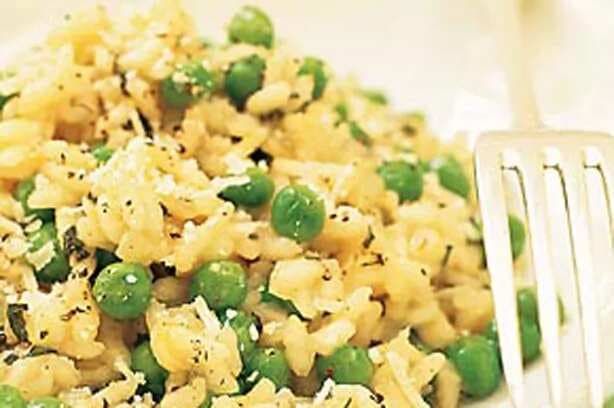 Pea And Mint Risotto