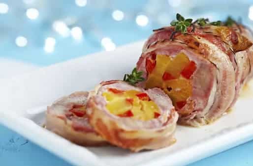 Pork Stuffed With Pineapple And Pepper