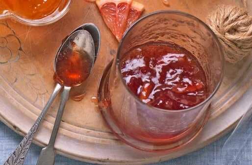 Rosy Pink Grapefruit And Pomegranate Marmalade