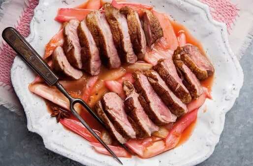 Spicy Duck With Rhubarb