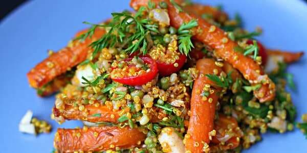 Roasted Carrot And Quinoa Salad