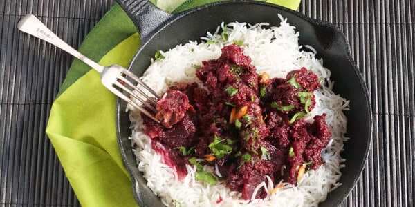 Beetroot And Beef Curry