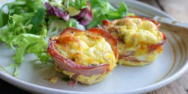 Cheesy Bacon And Egg Breakfast Cups