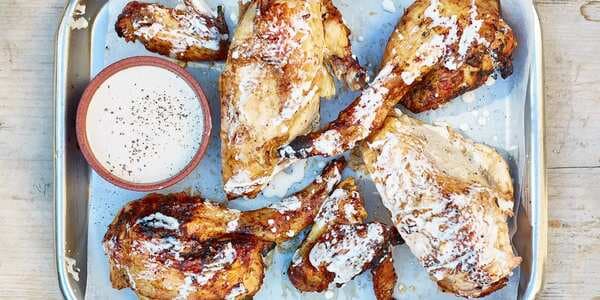 Barbecue Chicken With Alabama White Sauce