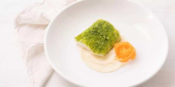 Herb Crusted Cod With Parsnip Purée