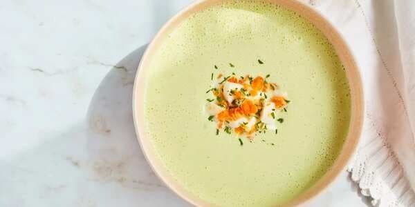 Chilled Cucumber And Lovage Soup