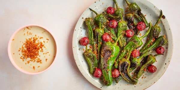 Padron Peppers With Smoked Paprika Crumb