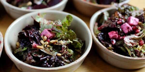 Pickled Beetroot Salad With Feta