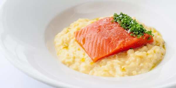 Salmon With Scrambled Eggs