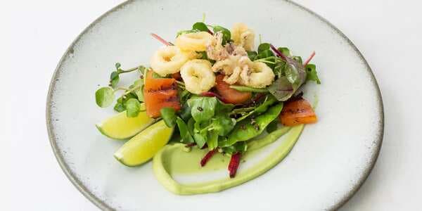 Salt And Pepper Calamari Salad