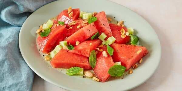 Salted Watermelon Salad