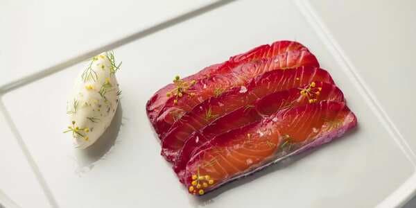 Soy & Beetroot Marinated Salmon