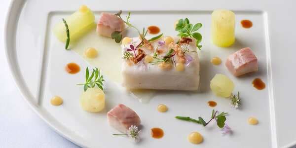 Soy And Butter Poached Halibut