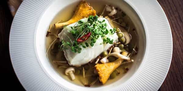 Steamed Cod Loin With Japanese Broth