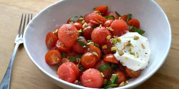 Tomato And Watermelon Salad