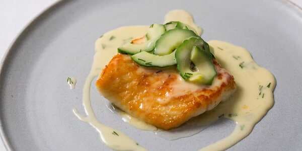 Turbot With Cucumber Beurre Blanc