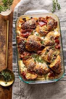 Ham And Cheese Croissant Bake