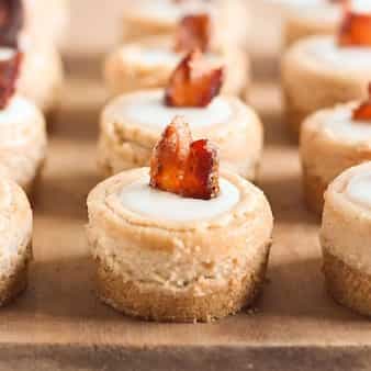 Maple Bacon Mini Cheesecakes