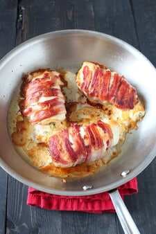Spicy Bacon Wrapped Cheese Stuffed Chicken